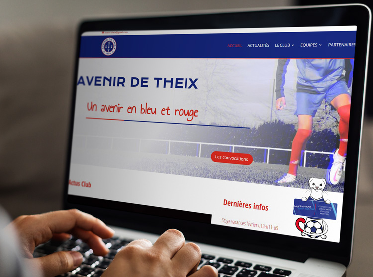 Site Vitrine – Avenir de Theix Football